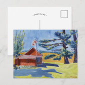 Carte Postale Old Schoolhouse, Ryders | George Luks (Devant / Derrière)