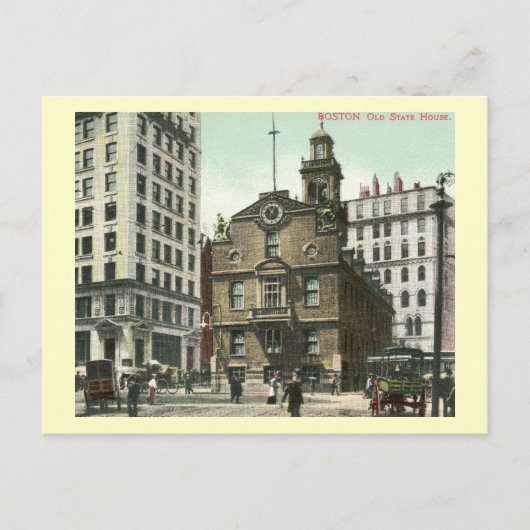 Carte Postale Old State House, Boston 1905 Vintage (Devant)