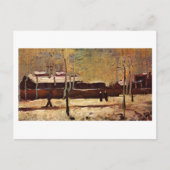 Carte Postale Old Station at Eindhoven, Vincent van Gogh (Devant)