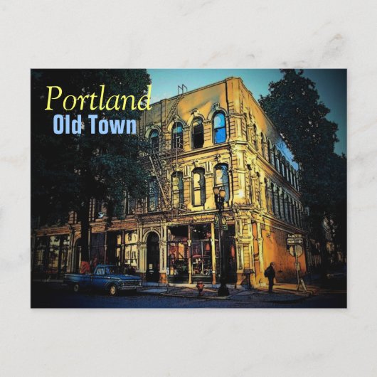 Carte postale Old Town Portland (Devant)
