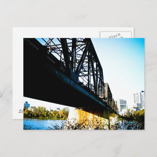 Carte postale Old train Bridge (Devant / Derrière)