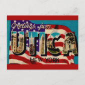 Carte postale Old Utica New York Grey (Devant)