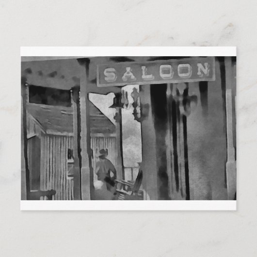 Carte Postale Old West Saloon (Devant)