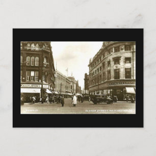 Carte Postale Oldham Street, Manchester, 1937