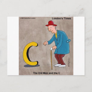 Carte Postale Oldman & The C : Cadeaux drôles de Rick London