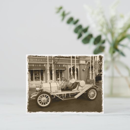 Carte Postale Oldtimer (Debout devant)