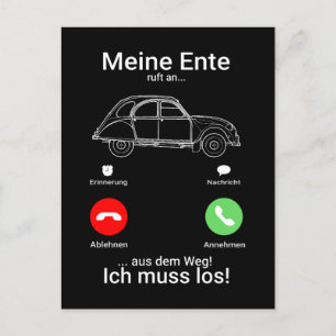 Carte Postale Oldtimer 2cv