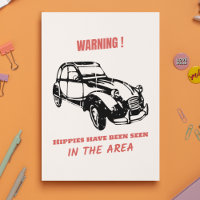 Oldtimer 2cv Canard Hippie