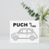 Carte Postale Oldtimer Autriche Styrie Steyr Puch 500 (Debout devant)