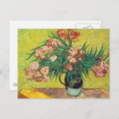 Carte Postale Oleanders Imprimer par Vincent van Gogh (Devant / Derrière)