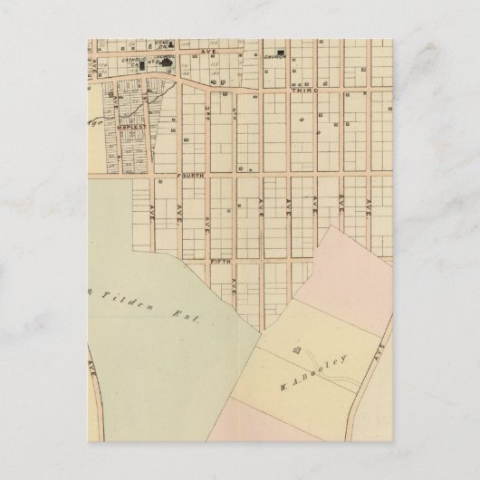 Carte Postale Olinville, Wakefield, New York (Devant)