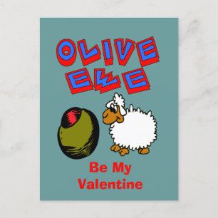 Carte Postale Olive Ewe, I Loon You Cartoon Valentine Postcard