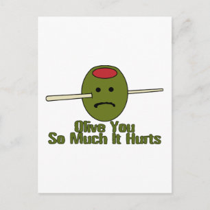 Carte Postale Olive-toi tellement