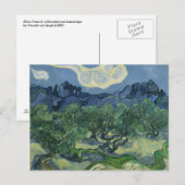 Carte postale Olive Trees (Devant / Derrière)