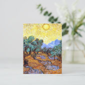 Carte Postale Olive Trees in the Sun Van Gogh (Debout devant)
