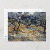 Carte Postale Olive Trees par Vincent Van Gogh (Devant / Derrière)