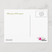 Carte postale Olive you (Dos)