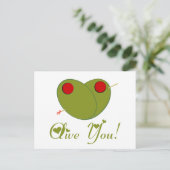 Carte Postale Olive You ! (Debout devant)