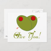 Carte Postale Olive You ! (Devant / Derrière)