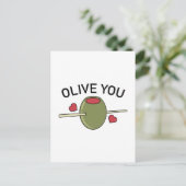 Carte Postale Olive You (Debout devant)
