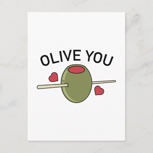 Carte Postale Olive You (Devant)