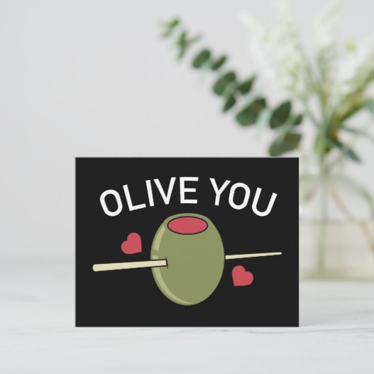 Carte Postale Olive You (Debout devant)