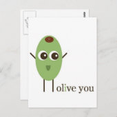 Carte Postale Olive You (Devant / Derrière)