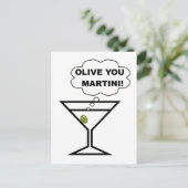 Carte Postale Olive You Martini (Debout devant)