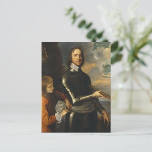 Carte Postale Oliver Cromwell par Robert Walker (Debout devant)