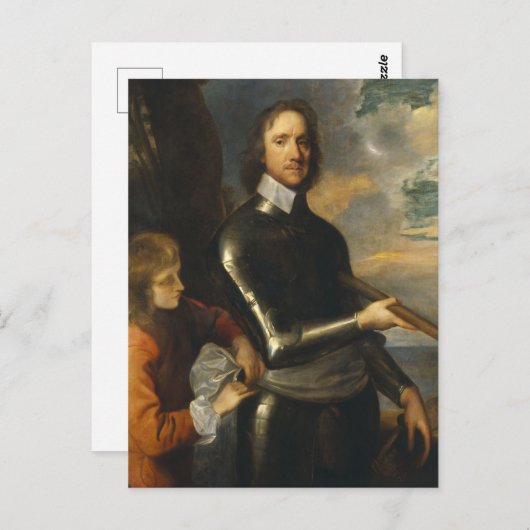 Carte Postale Oliver Cromwell par Robert Walker (Devant / Derrière)