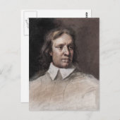 Carte Postale Oliver Cromwell Portrait (Devant / Derrière)