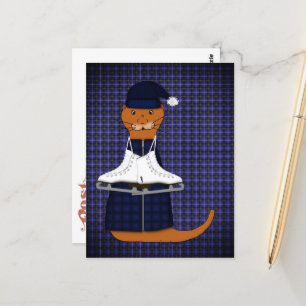 Carte Postale Oliver La Loutre Patine