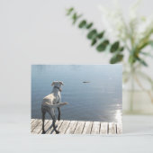 Carte Postale Oliver le Golden Lab (Debout devant)