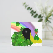 Carte Postale « Oliver Trouve Un Pot D'or - Saint Patrick » (Debout devant)