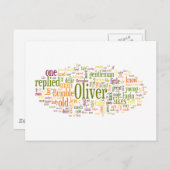 Carte Postale Oliver Twist (Devant / Derrière)