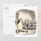 Carte Postale Oliver Twist en demande plus (Devant / Derrière)