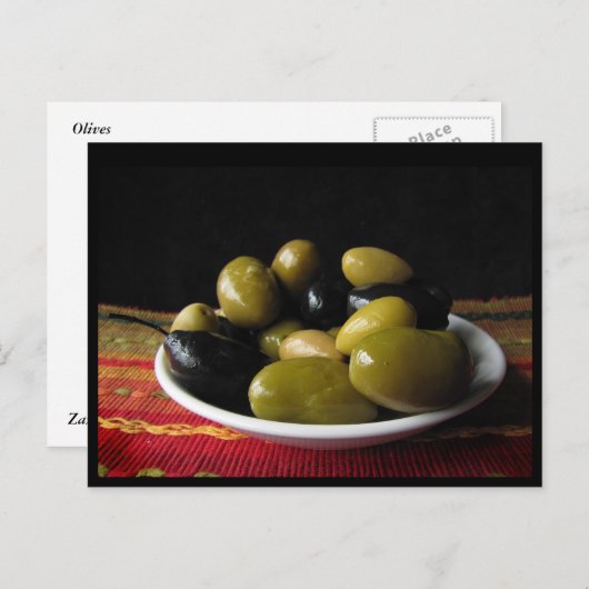 Carte Postale Olives (Devant / Derrière)