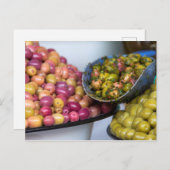 Carte Postale Olives de marché (Devant / Derrière)