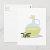 Carte Postale Olives et huile (Devant / Derrière)