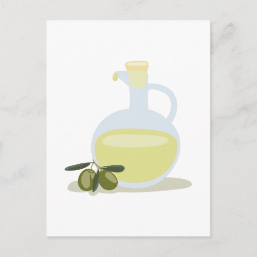 Carte Postale Olives et huile (Devant)