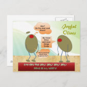 Carte Postale Olives jolies (Devant / Derrière)