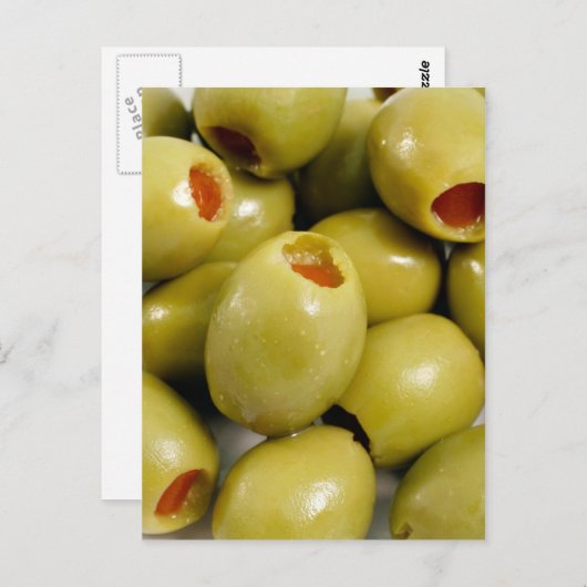 Carte Postale Olives vertes (Devant / Derrière)