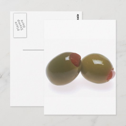 Carte Postale Olives vertes (Devant / Derrière)