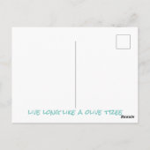 Carte Postale Olivier antique (Dos)