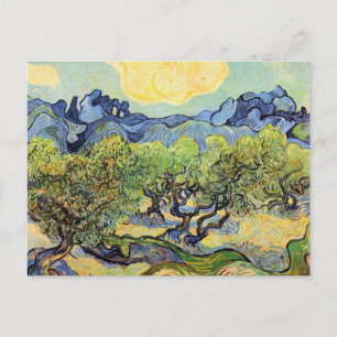 Carte Postale Oliviers aux Alpilles par Vincent van Gogh