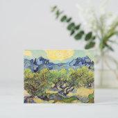 Carte Postale Oliviers avec Alpilles par Vincent van Gogh (Debout devant)