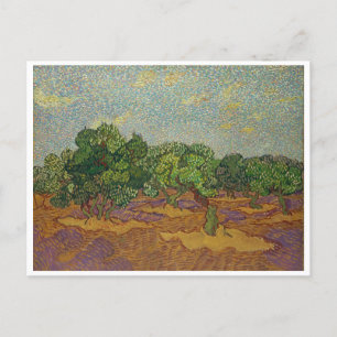 Carte Postale Oliviers, Van Gogh