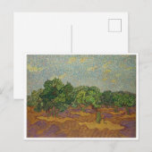 Carte Postale Oliviers, Van Gogh (Devant / Derrière)
