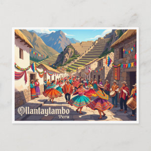 Carte Postale Ollantaytambo Pérou