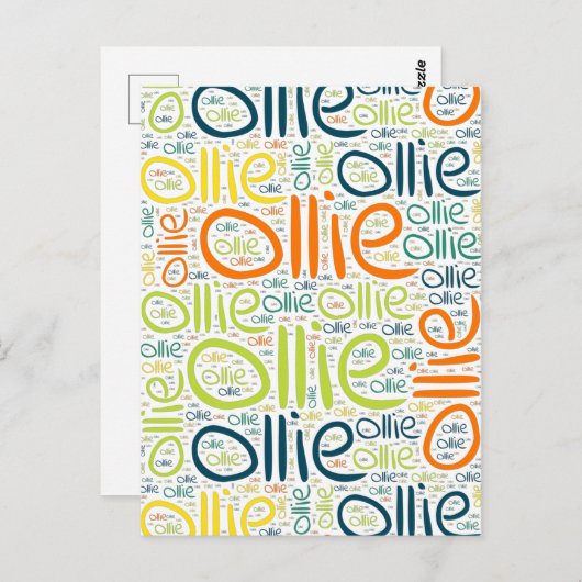 Carte Postale Ollie (Devant / Derrière)